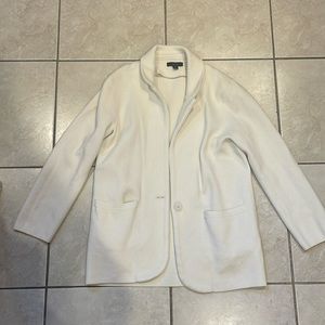 J.Crew cream one buttoned cardigan